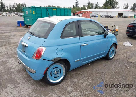 2014 Fiat 500 Lounge from USA, damaged, VIN 3C3CFFCR3ET269133